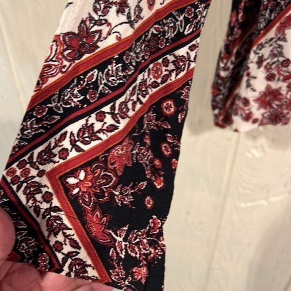 Zara Woman Boho Blouse Size M/L - Picture 3 of 7